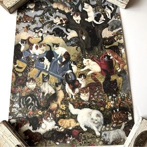 Elizabeth Ansell “ Feline Frolics” Cat Poster